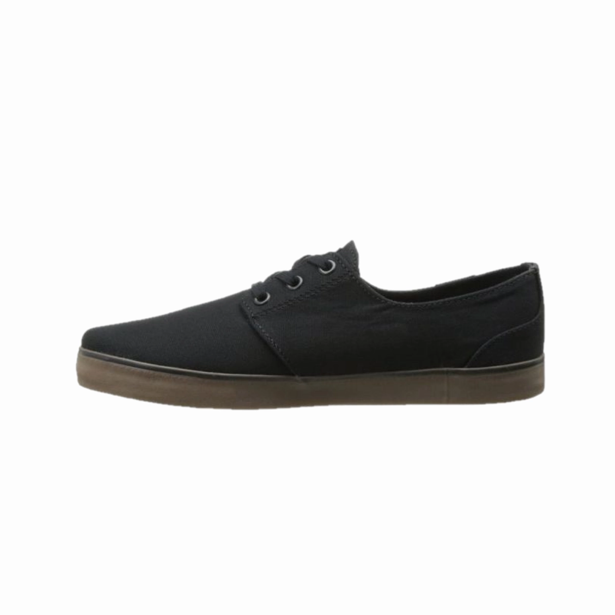 CIRCA CRIP-BKGTX CRIP MN'S (Medium) Black/Gum Textile Skate Shoes London Edge Morning Pace