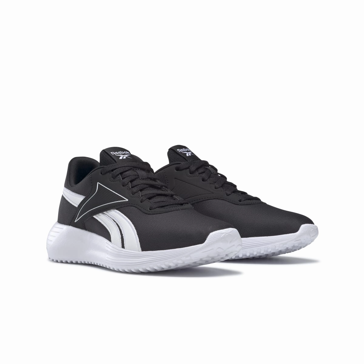REEBOK GY0156 LITE 3.0 WMN'S (Medium) Black/White/Black Textile Running Shoes Everyday Essential Field Trip