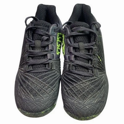 Wilson Tennis Shoes Boys 4 Black Neon Green Athletic Court Sneakers Professional Tennis Shoes