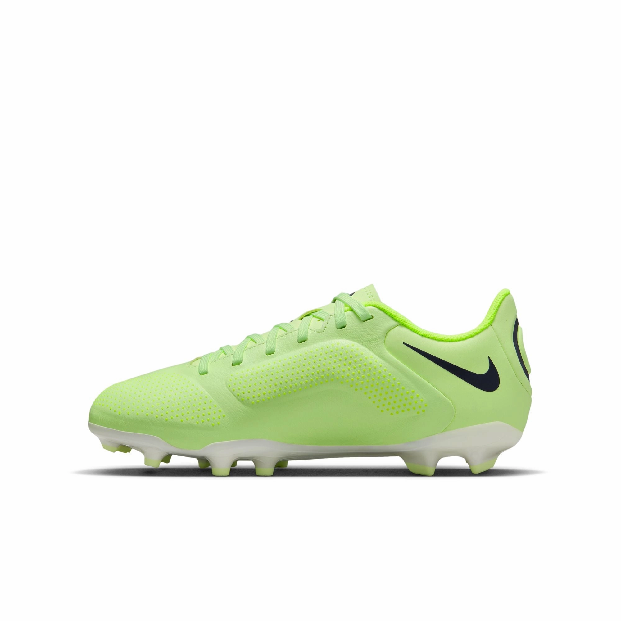Nike Junior Tiempo Legend 9 Academy FG/MG Firm Ground Soccer Cleats - Barely Volt/ Volt Summit White Images Of Soccer Cleats