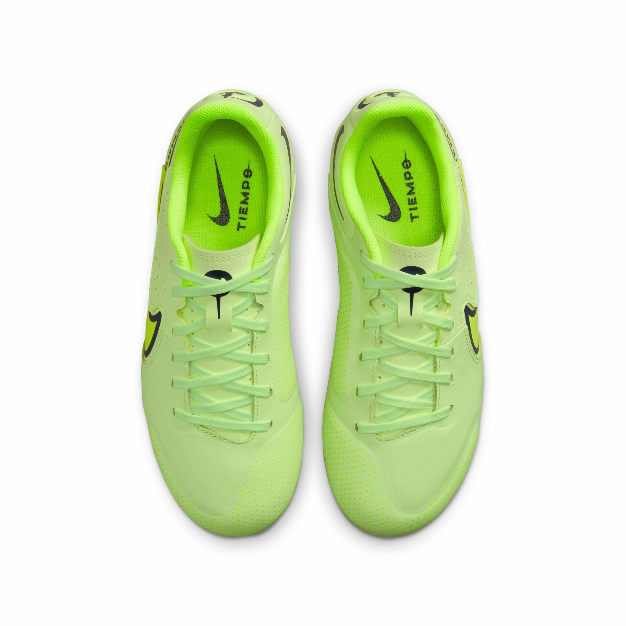 Soccer Cleats Grass Nike Junior Tiempo Legend 9 Academy FG/MG Firm Ground Soccer Cleats - Barely Volt/ Volt Summit White