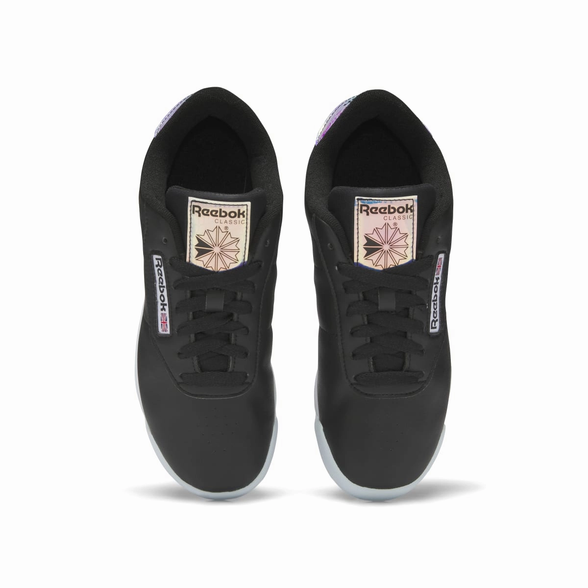 evening walk Nordic Soft REEBOK HP9022 PRINCESS WMN'S (Medium) Black/White/Blue Synthetic Lifestyle Shoes