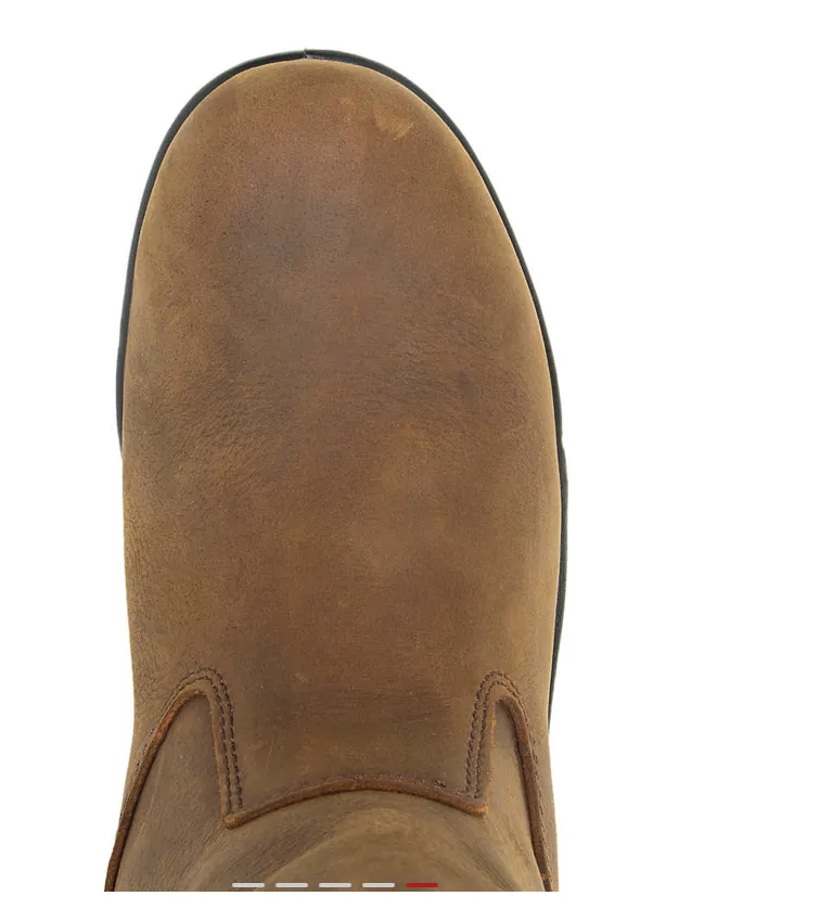 Wolverine Mens Durashocks Insulated Waterproof Soft Toe Wellington Certified Work Boots