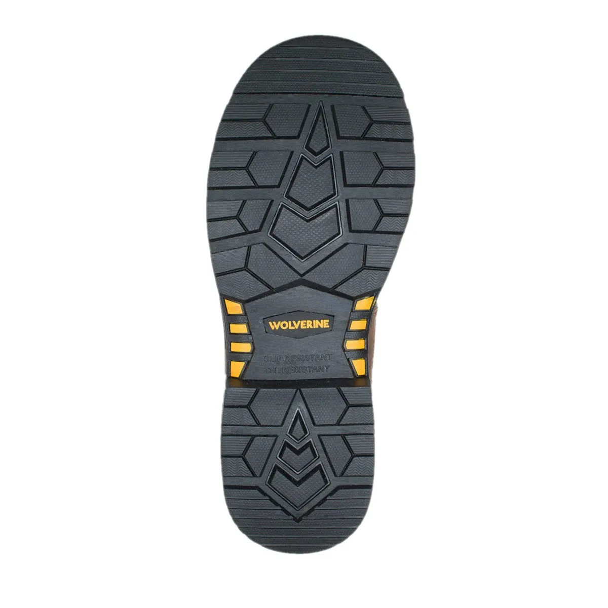 WOLVERINE W201178-EW HELLCAT ULTRASPRING WELLINGTON 10'' CT WP MN'S (Extra Wide) Tobacco Leather Work Boots Industrial Wear