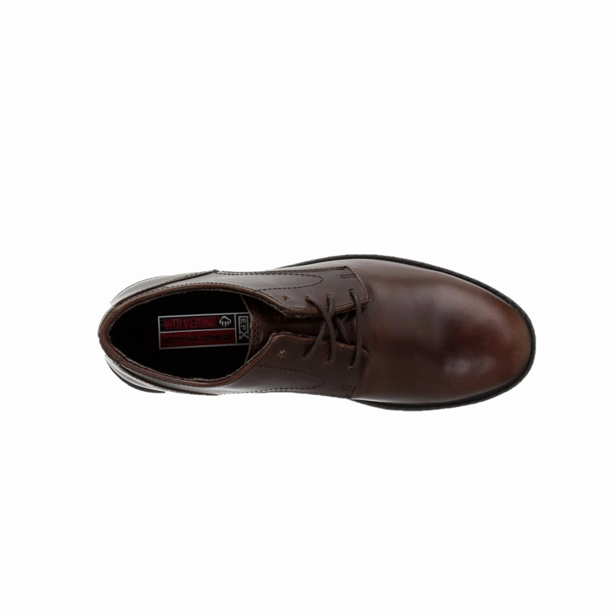 Chill Day WOLVERINE W10816-EW BEDFORD OXFORD ST MN'S (Extra Wide) Brown Leather Work Shoes