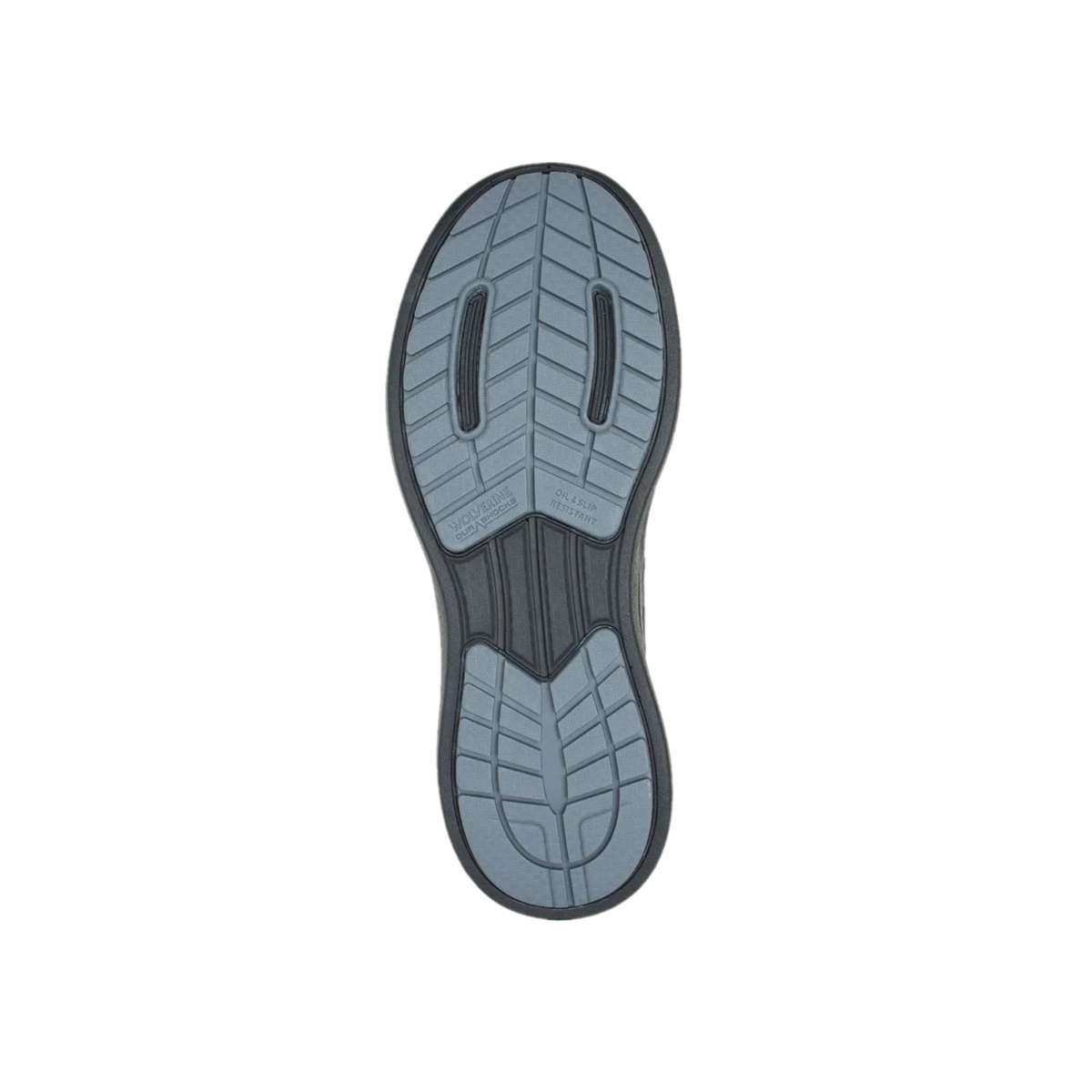 WOLVERINE W211067-M BOLT VENT CT MN'S (Medium) Blackout Leather Work Shoes Slip Protection Footwear