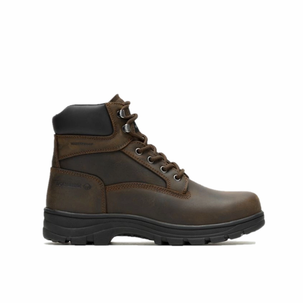 WOLVERINE W231123-EW CARLSBAD 6'' ST WP MN'S (Extra Wide) Brown Leather Work Boots Daily Use Comfort Feel