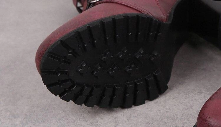 Women  Ankle Pumps PU Leather Toe Boots Solid Autumn Winter  High-heeled Shoes Adidas Running Shoes Boost