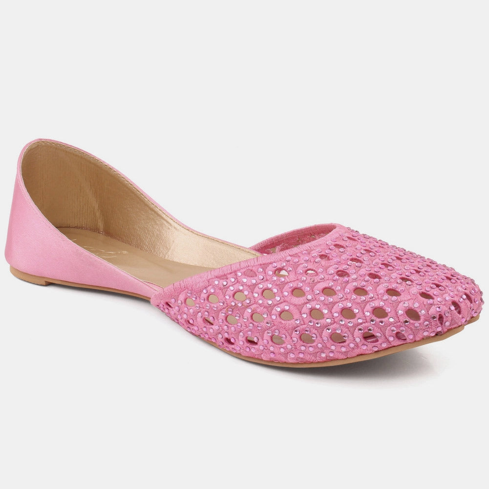 Running Shoes Plantar Fasciitis And Flat Feet Women "LINDA" Indian Beaded Khussa