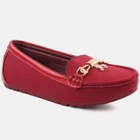 Union Flat Shoes Women "PAULA" Matt Casual Moccasins