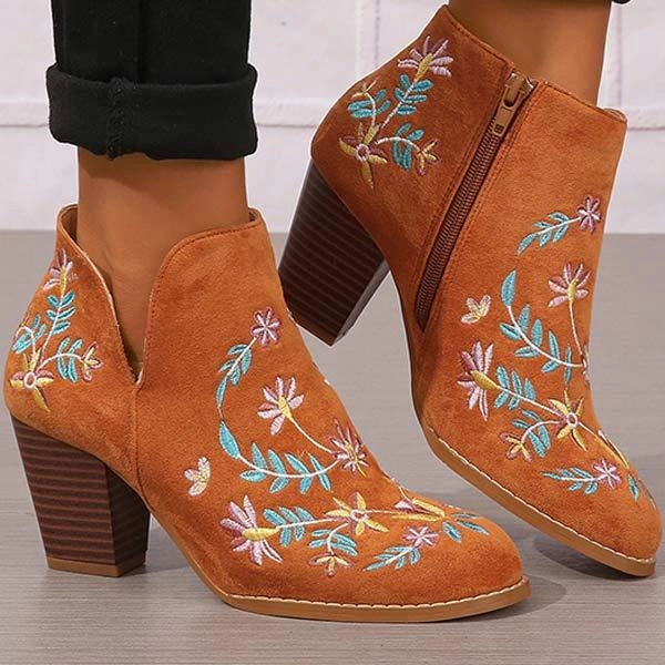 Women's Embroidered High Heel Fashion Boots 10104789C Adidas Terrex Free Hiker 2 Hiking Shoes