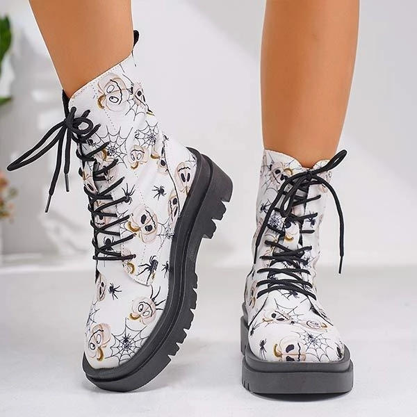 Women's Fashion Printed Martin Boots 94820316C Adidas Outdoor Shoe