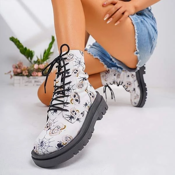 Adidas Trekking Shoes Women's Fashion Printed Martin Boots 94820316C