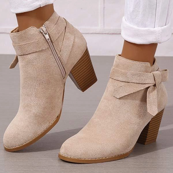 Adidas Plant Based Shoes Women's High Heel Fashion Boots with Chunky Heels 54890840C