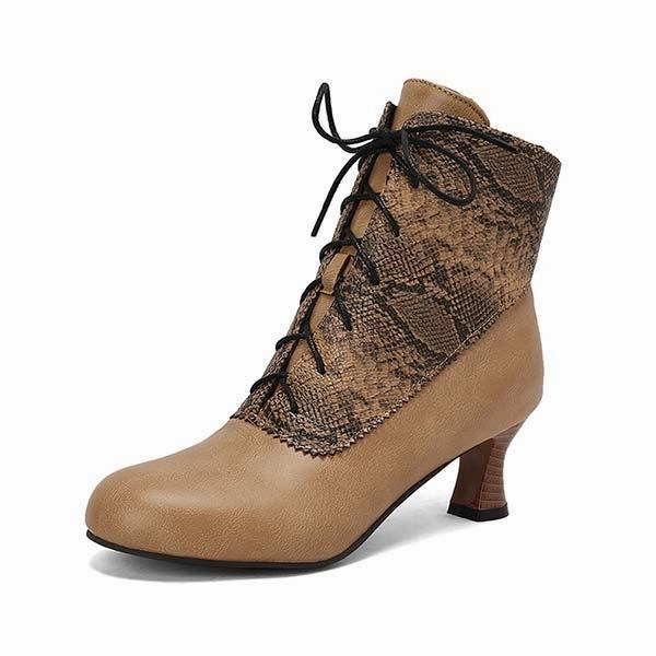 Adidas Vegan Shoes Women's Mid-Heel Suede Patchwork Ankle Martin Boots 36405403C