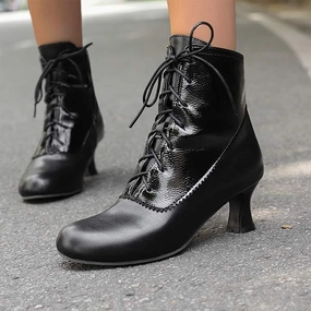 Adidas Futsal Shoes Women's Mid-Heel Suede Patchwork Ankle Martin Boots 36405403C