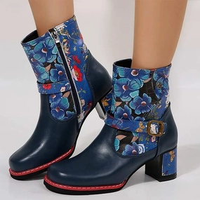 Adidas Shoes Cool Women's Printed Platform Chunky Heel High-Riding Boots 23586655C