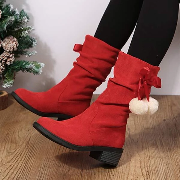 The Gravel Shoe Adidas Women'S Round Toe Suede Mid Boots 48068676C