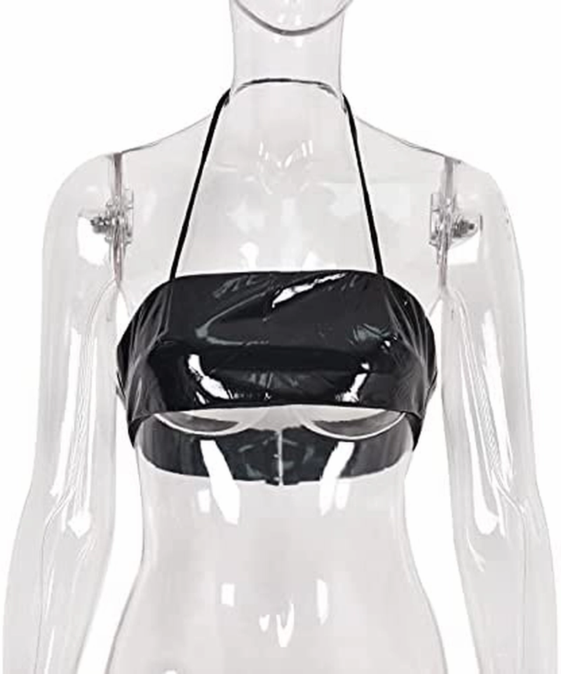 Work Boots Shop Women's Sleeveless Camisole Tanks Top Girls Teens Fashion Spaghetti Strap Crop Top