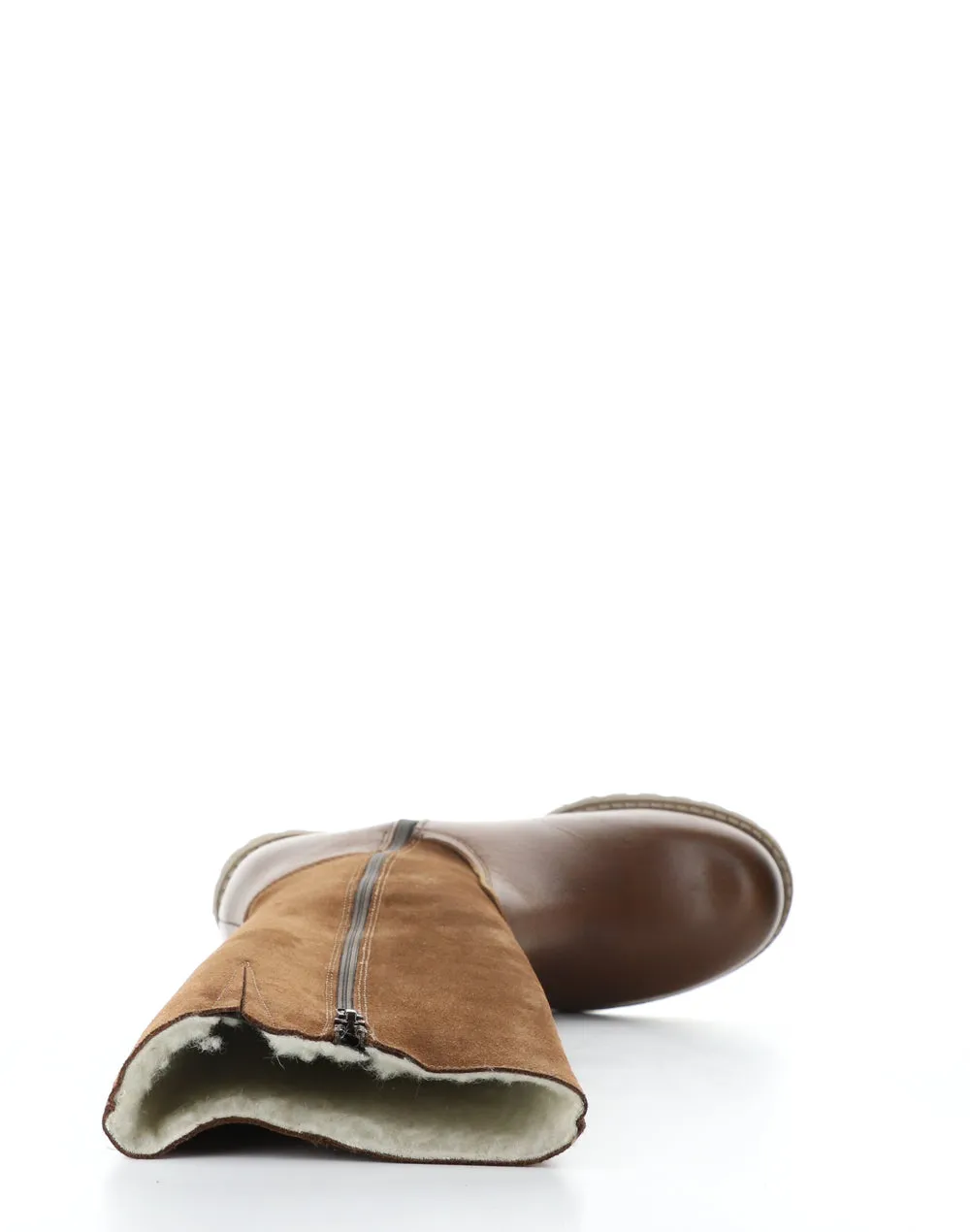 Women's Hudson Round Toe Boot - Cognac/Redwood Rain Boots Snow