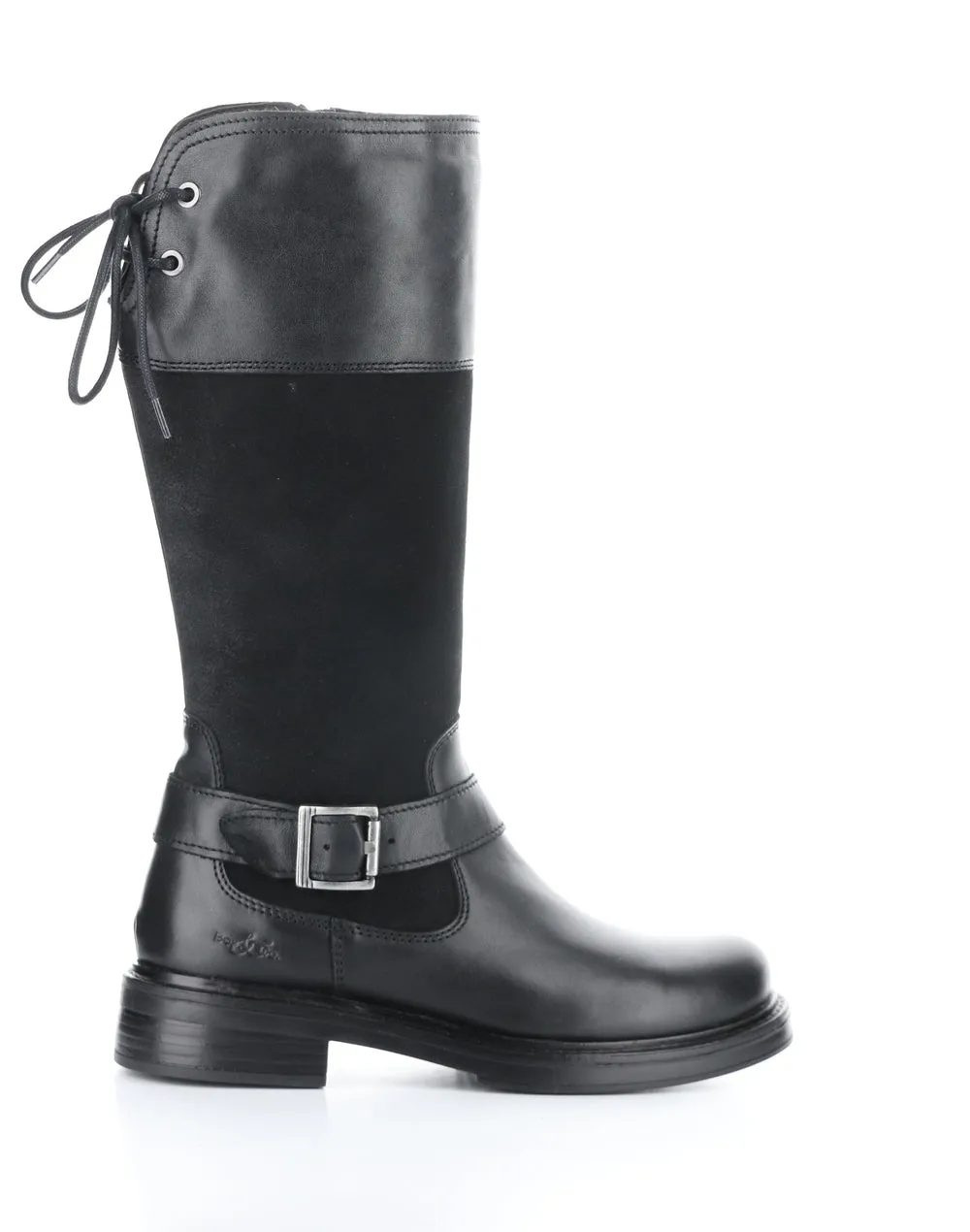 Women's Mateo Round Toe Boot - Black Boots For Men Heels