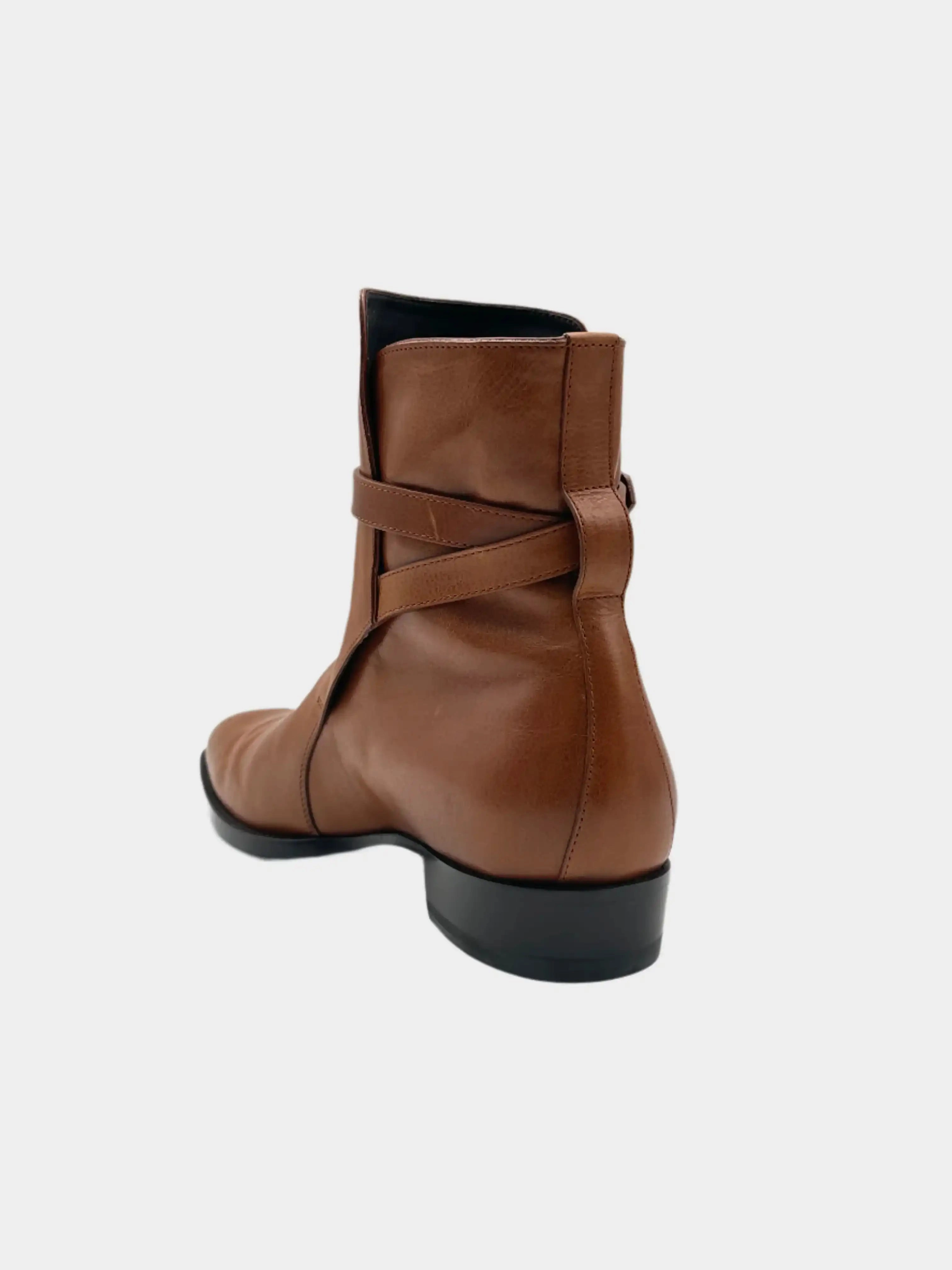 Stivaletto Con Cinturino Intrecciato Type Of Boots