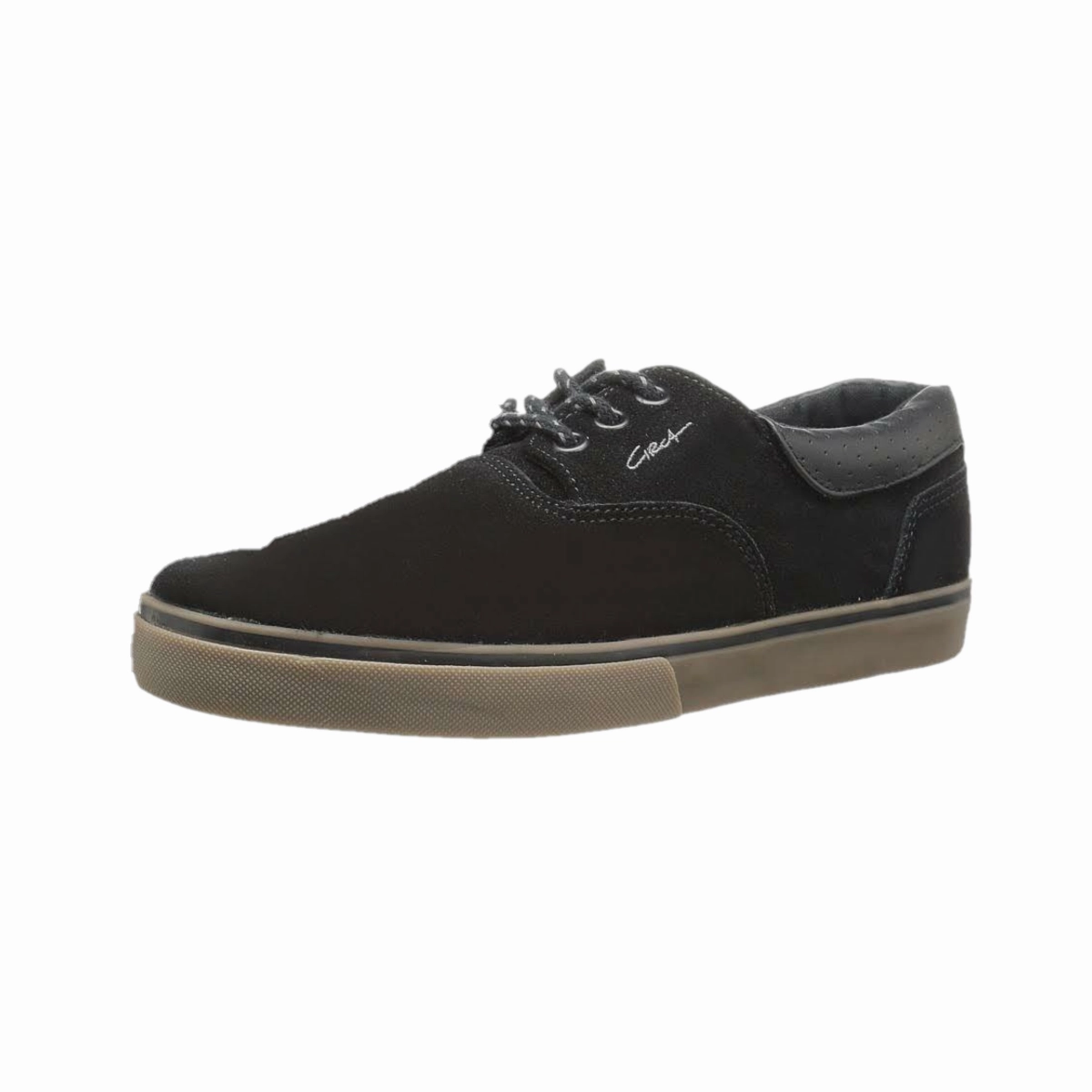 All surface CIRCA 100003-BBG VALEO SE MN'S (Medium) Black/Black/Gum Canvas Skate Shoes