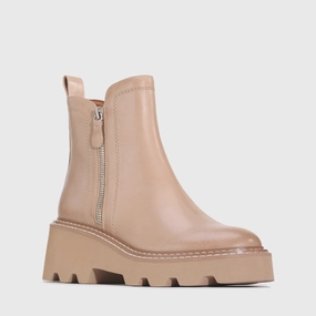 Adidas Running Shoes Long Distance EOS Bae Leather Boot - Taupe