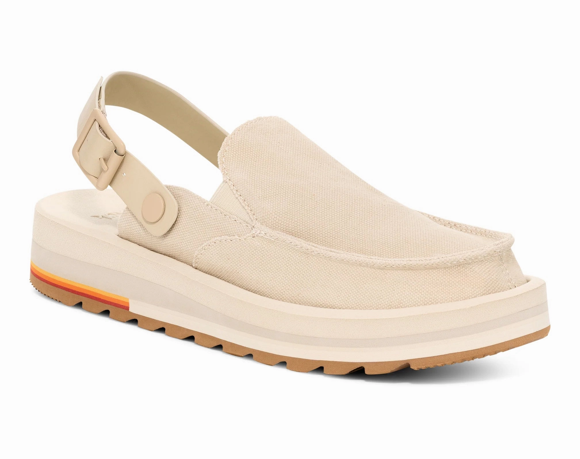 Sanuk Womens Donna Mesa Mule Shoes - Brown Rice Asics Gel Contend 4 Running Shoes