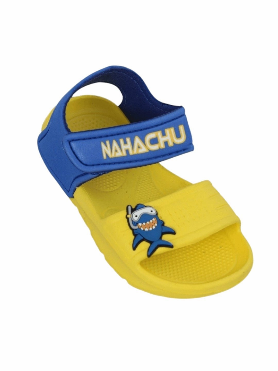 90s Jelly Sandals Yellow Shark Adventure Sandals - Playful & Durable Design