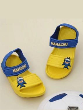 Yellow Shark Adventure Sandals - Playful & Durable Design Sandals Montego