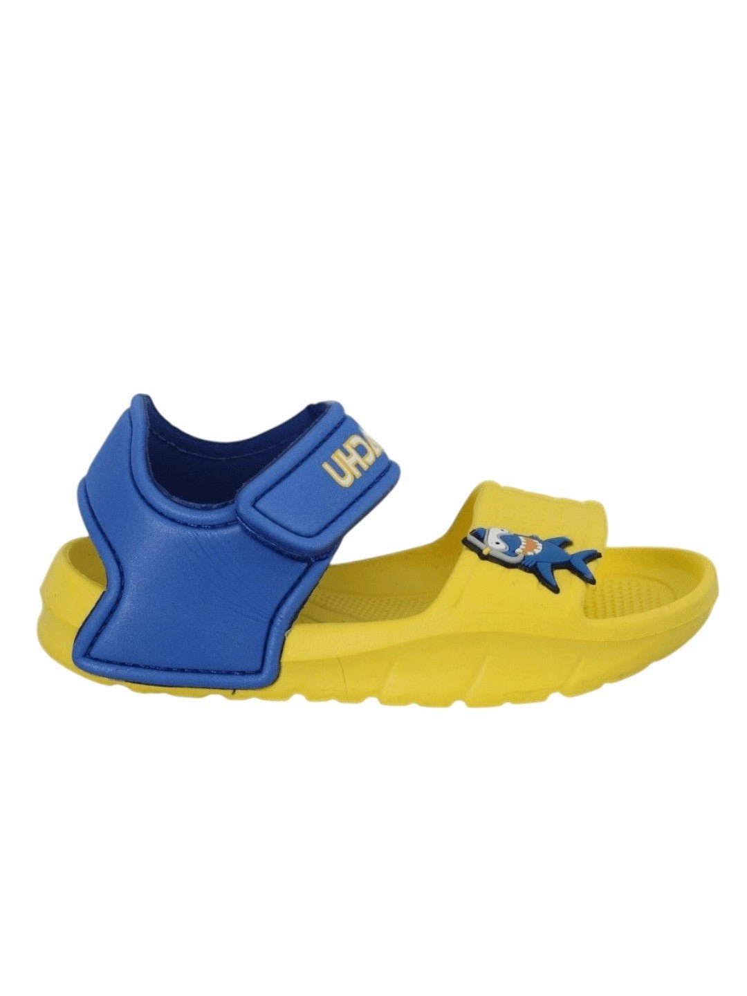 Biking With Sandals Yellow Shark Adventure Sandals - Playful & Durable Design