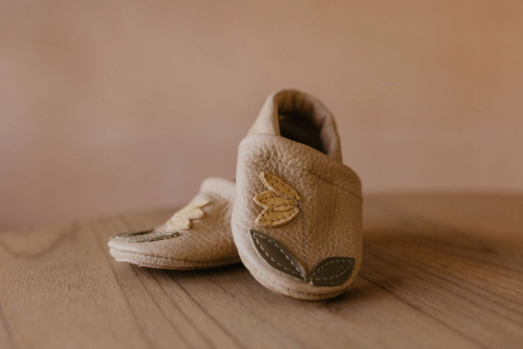 For High Heels Yellowbell on Barley Leather Shoes Moccs Baby and Toddler