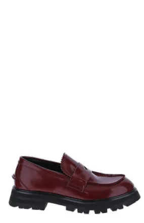 Comfort Loafers Alexander McQueen Round Toe Slip-On Loafers