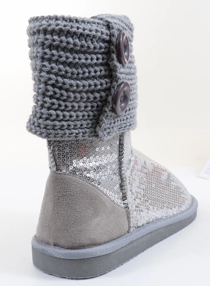 Sequin Crochet Slouchy Knit Sweater Button Flat Boot Silver Adidas Originals Gazelle Bold Wonder Quartz/core Shoe