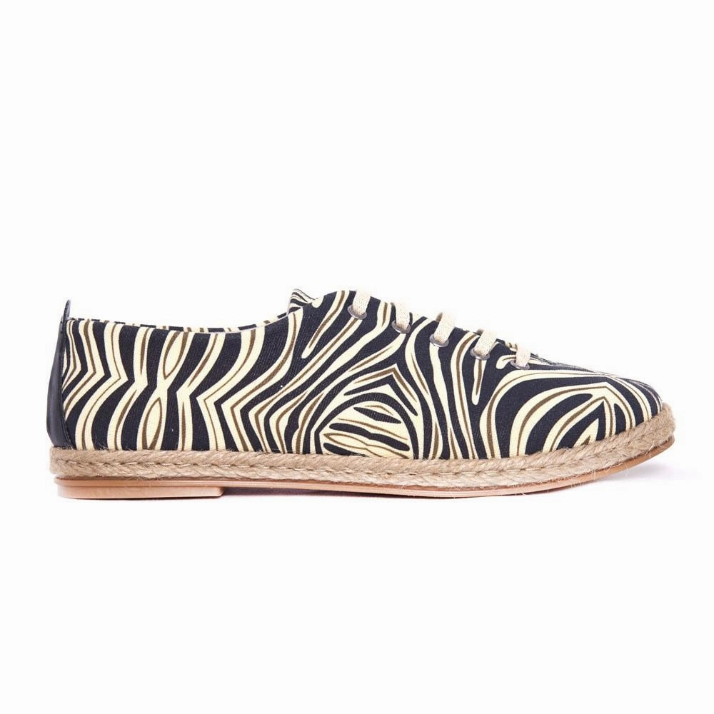 Power Base Zebra Style Ballerinas Shoes FBR1222