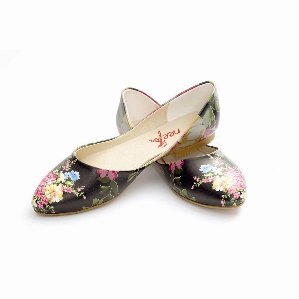 Flowers Ballerinas Shoes NSS356 Color Play